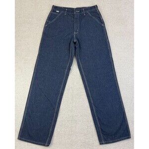 Carhartt FR Jeans Men's 33x34 Original Fit Flame Resistant Utility Workwear Blue